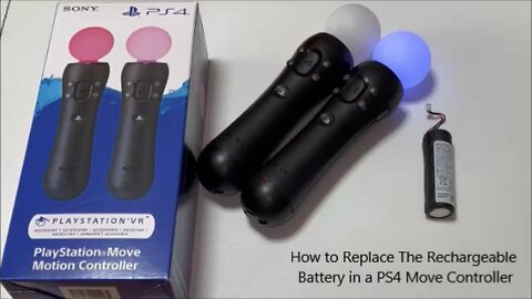 How to Replace The Rechargeable Battery in a PS4 Move Controller
