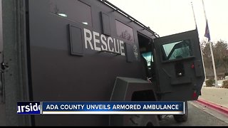 Ada County Paramedics unveils armored ambulance