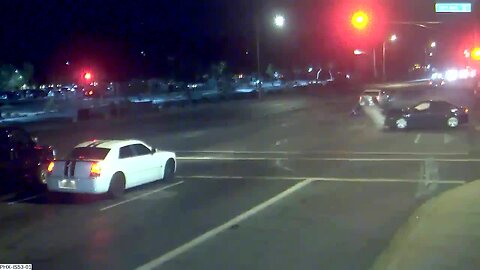 Must-see video: Alleged drunk driver narrowly hits couple pushing stroller through cross walk in Phoenix