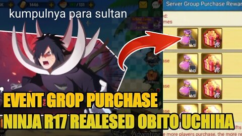 Event Group Purchase (GP) Ninja R17 Realesed Obito Uchiha Enraged - Legendary Heroes Revolution