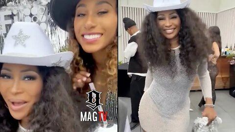 Cynthia Bailey & Daughter Noelle Look Stunning On Their Way To Beyonce's Concert In Los Angeles! 😗