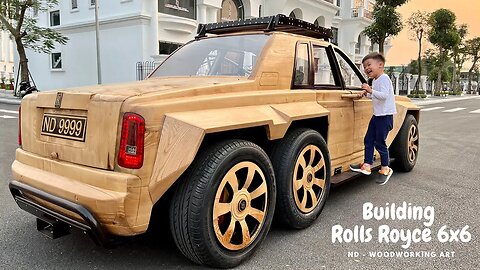 120 days to build a cool 6-wheel Rolls Royce for my son