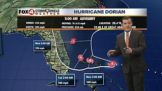 Hurricane Dorian -- 5am Sunday update