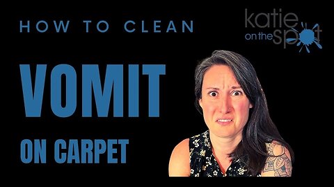 How to clean vomit and throw up off of a rug or carpet.