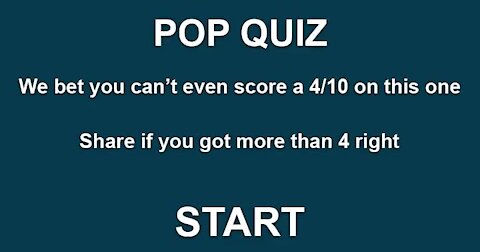 Can you answer more than 5 correctly in this Pop music quiz?
