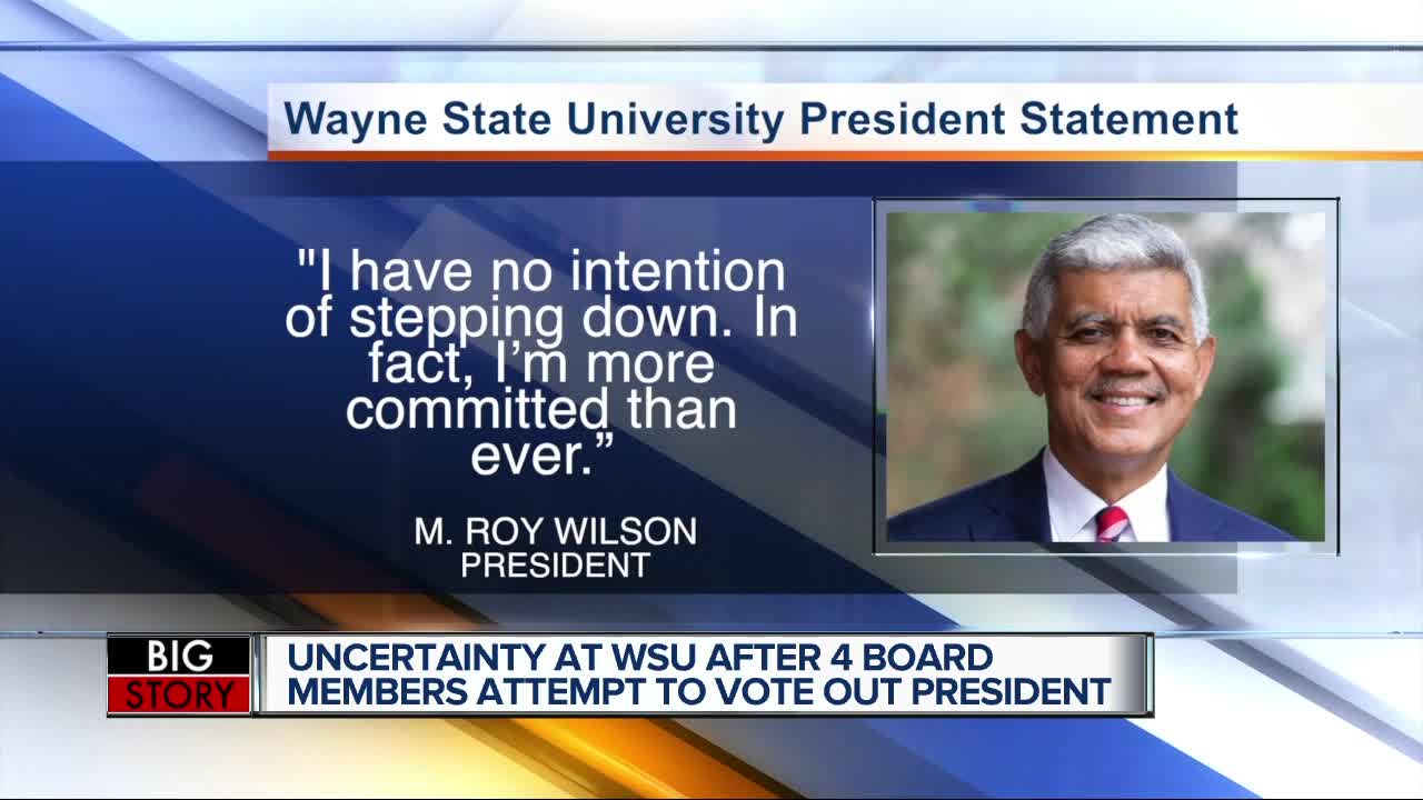Uncertainty at WSU after 4 board members attempt to vote out president