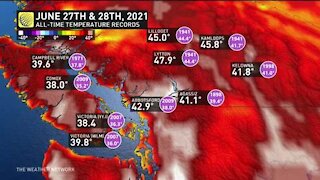 Living through weather history, tracking the record temperatures across B.C.