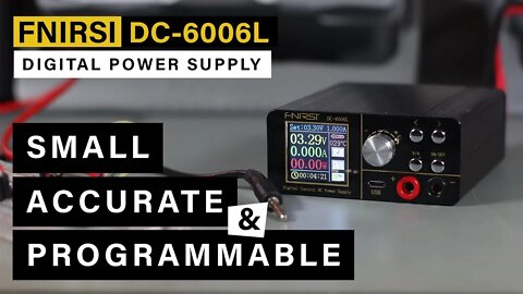 FNIRSI DC-6006L ⭐ Adjustable & Programable Power Supply 💪 Small & Powerful