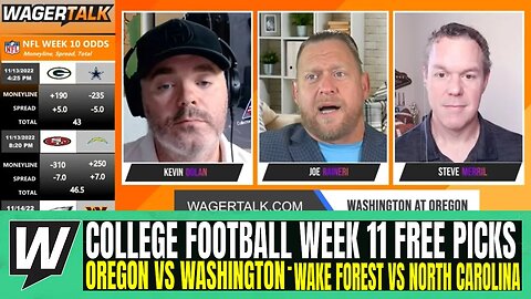 Oregon vs Washington | Wake Forest vs North Carolina Predictions | College Football Betting Preview