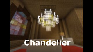 Fancy Chandelier Minecraft Build