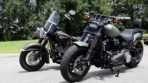 The Battle Of The Best Softails- Fat Bob Vs Heritage Classic