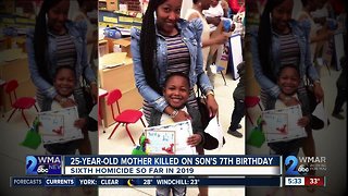 25-year-old mother killed on son's 7th birthday