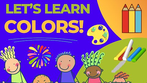 Learning Colors Cartoon - Educational English Cartoon - Children Educational Video