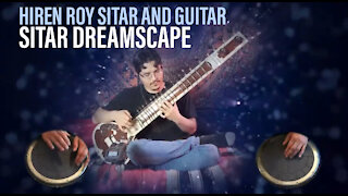 Sitar Dreamscape - Hiren Roy Sitar, Handsonic and PRS Hollowbody