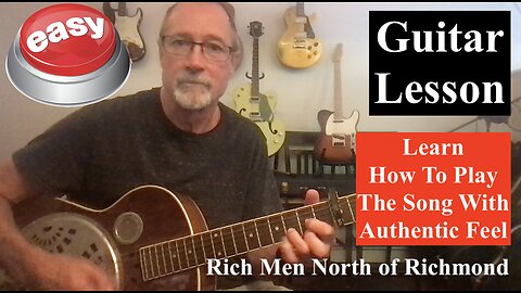How to play Rich Men North of Richmond - Resonator Guitar Lesson