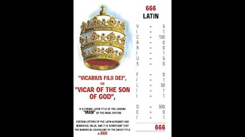 Must See - The Mark of the Beast and the Pope