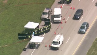 Woman's body found on side of Interstate 95 southbound in St. Lucie County