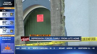 Depression forms under Pasco County home forcing family to evacuate