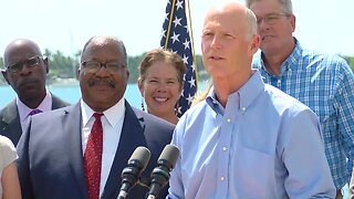 Sen. Rick Scott visits Port of Palm Beach on Monday, unveils plan to improve security at ports