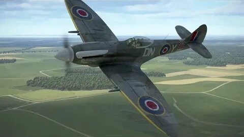 Spitfire XIVE Shooting Practice (IL-2)