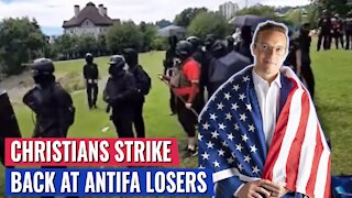 CHRISTIANS STRIKE BACK AGAINST ANTIFA - THIS IS AMAZING