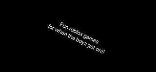 Roblox game night ideas!!!