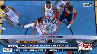 Paul George making case for NBA MVP