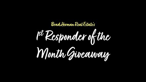 December 2022 1st Responder of the Month Giveaway