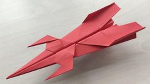 How to Fold the Harrier Origami Paper Airplane : 7 Steps (with