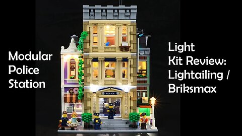 Modular Police Station Light Kit Review - Lightailing / Briksmax
