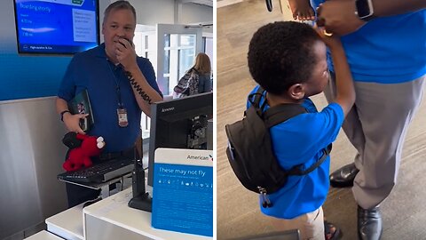 Clinton Airport ,TSA & Make-A-Wish make travel wishes come true for special kid