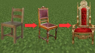 How To Build 3 AMAZING CHAIRS in Minecraft