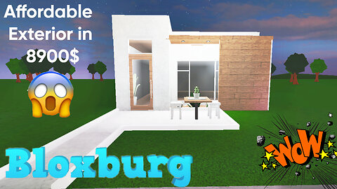 Building Bloxburg exterior in 2500$! #bloxburg #roblox