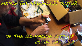 Fixing the 3650 brushless motor of the ZD Racing Thunder ZMT-10 (10427-S/9106)