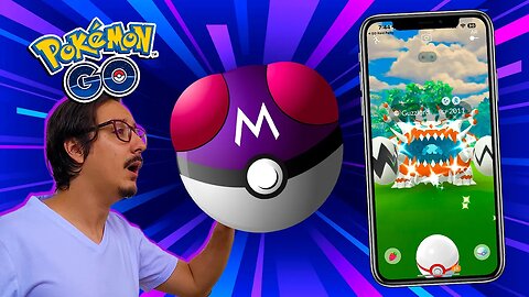 ACABOU!!! A MASTER BALL É NOSSA! GUZZLORD SHINY É MUITO LINDO! Gameplay Pokémon GO