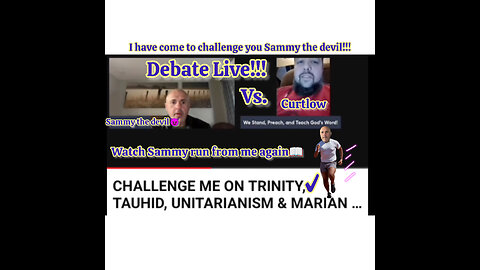 Debating & Exposing Sam Shamoun @shamounian live as he runs from me the 2nd time on the trinity😬📖!!