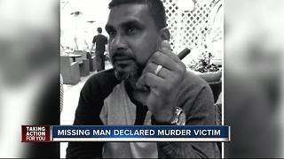 Missing man declared murder victim