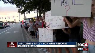 Collier students demand lawmakers act on gun control