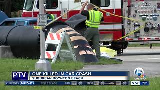 Deadly crash kills Wellington man in suburban Boynton Beach