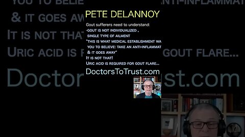 Pete Delannoy. Gout sufferers: understand:-gout is not individualized , single type of ailment