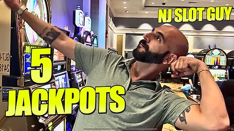 As If 5 Hand Pay Jackpots Weren't Enough!! I Get to Watch @NJslotguy FLEX!!