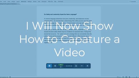 How to Create a Video Using Snagit.
