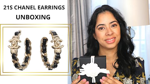 MY FIRST CHANEL EARRING UNBOXING 21S COLLECTION/Cari Salgado