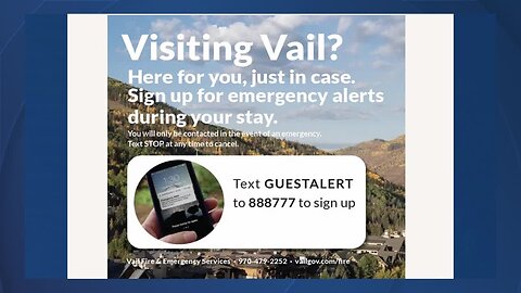 Vail wants visitors to be fire aware