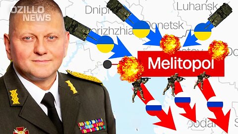 Big Disaster in Russia! Ukrainian Army Blows Up Russian Military Base in Melitopol!