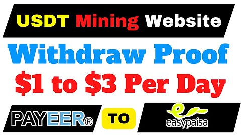 USDT Free Mining in Pakistan | Live Withdraw Proof USDT Mining Website | Free Mining Site | Crypto