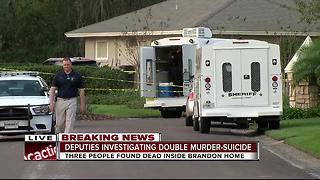 Three dead at house in Brandon, possible double murder-suicide, deputies say