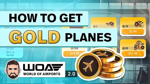 How to get Golden Planes in World of Airports 2.0 (for FREE)