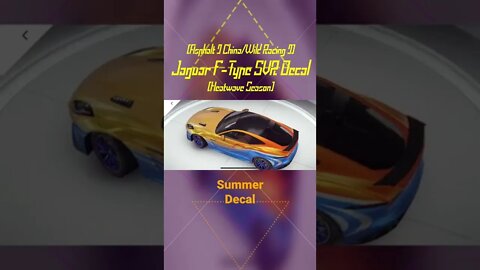 [Asphalt 9 China (A9C/狂野飙车9)] Jaguar F-Type SVR | Summer Decal | Heatwave Season (#Shorts clip)