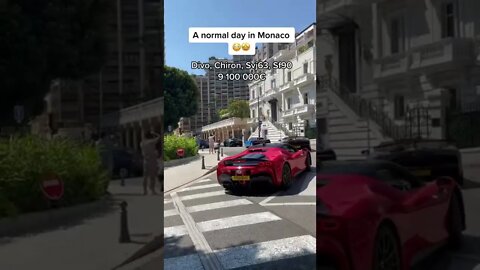 Gtrs Supercars Just the normal traffic in Monaco#monaco #cars #car #supercar #supercars